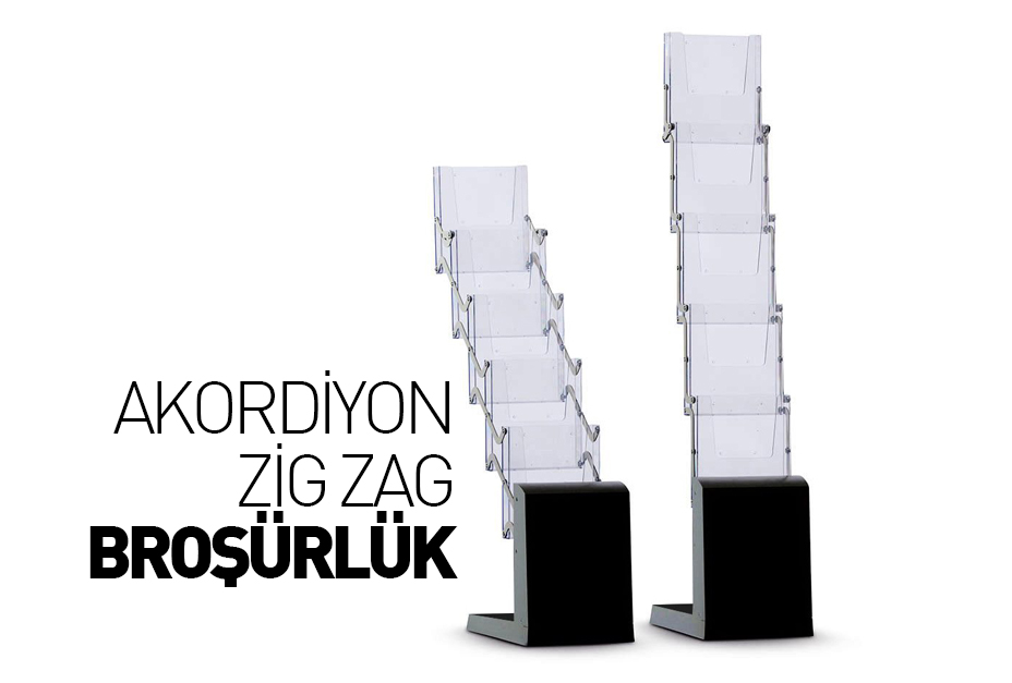 Akordiyon Zigzag Broşürlük