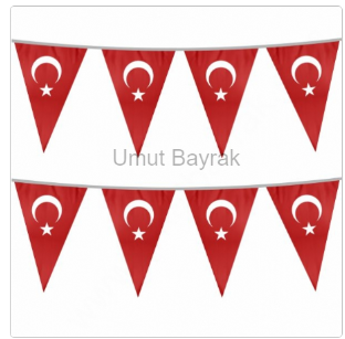 20x30 İpe Dizili Türk Bayrağı